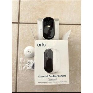 Arlo Essential Outdoor Camera HD 2nd Generation Wireless 1080p